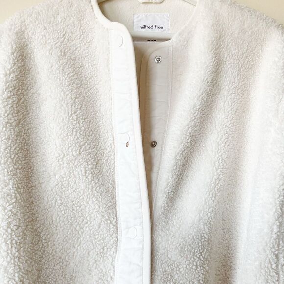 Wilfred Free Sherpa Long Liner Jacket - Picture 10 of 11